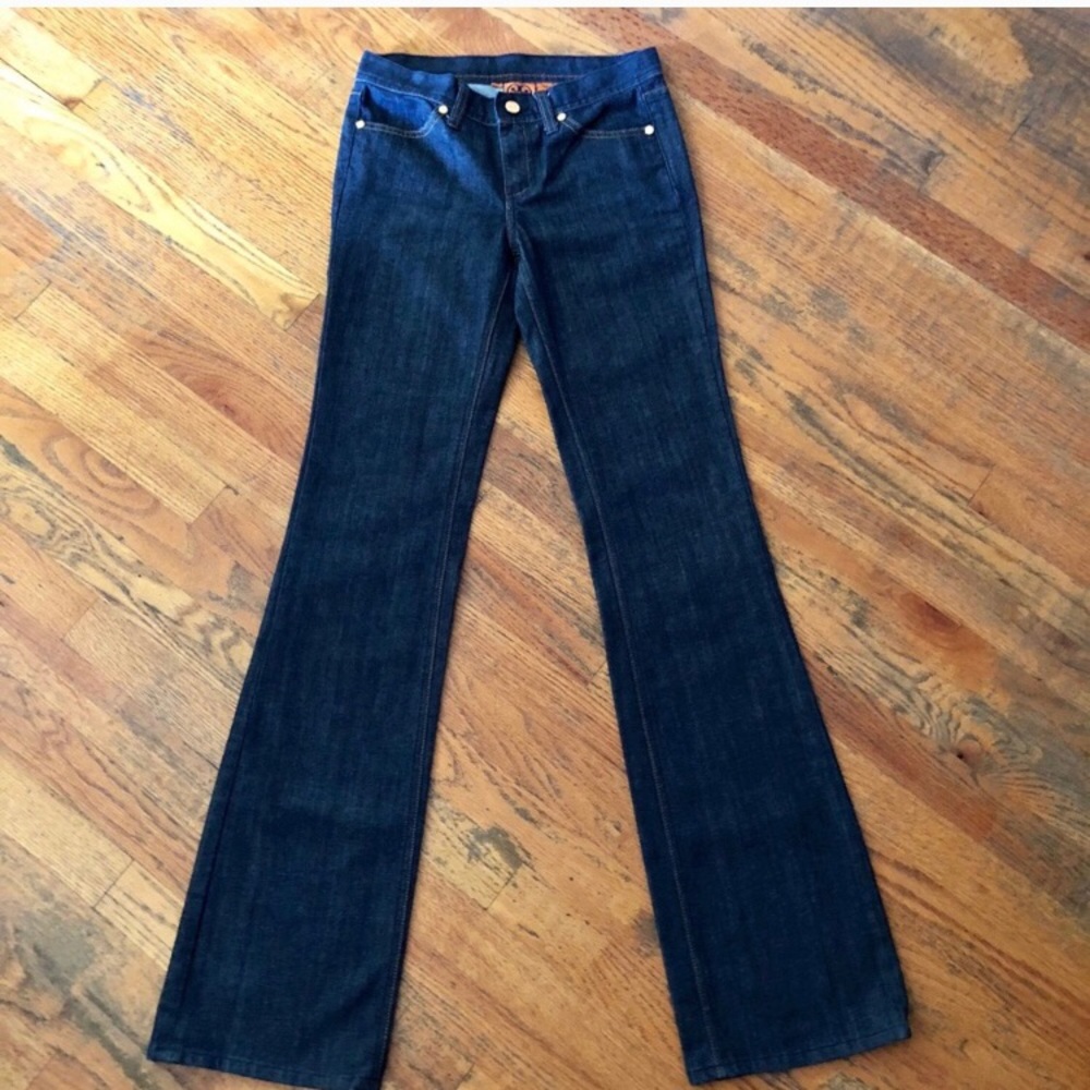 Tory Burch Wide Leg Jeans